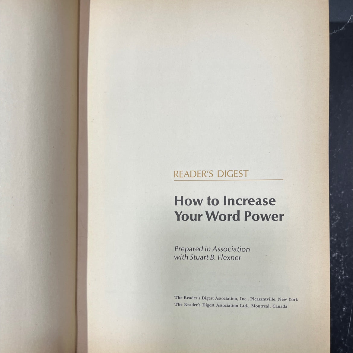 how to increase your word power book, by stuart b. flexner, 1971 Hardcover image 2