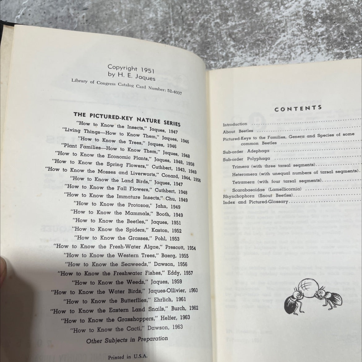 how to know the beetles book, by H. E. Jaques, 1951 Hardcover image 3