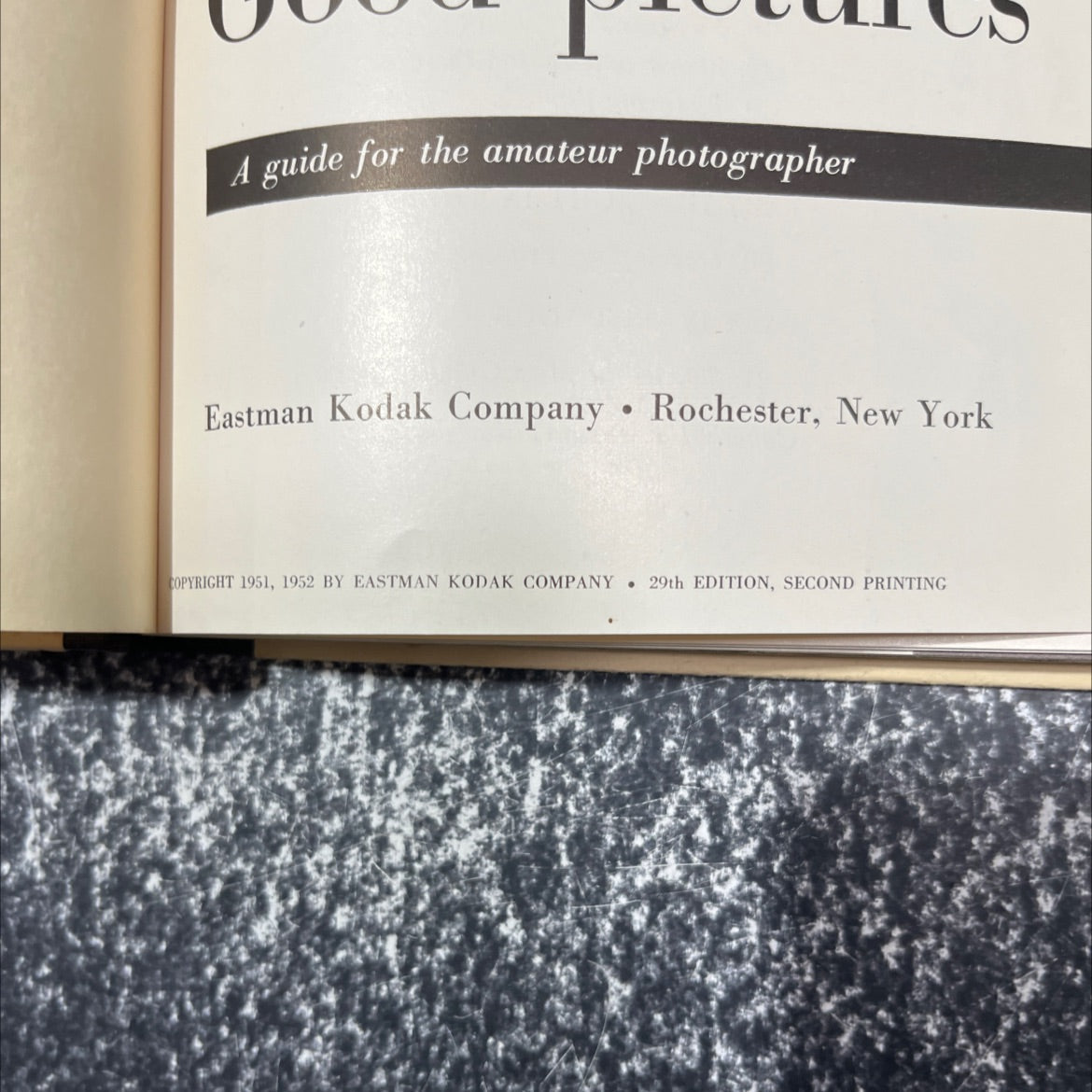 how to make good pictures book, by eastman kodak company, 1952 Hardcover image 3