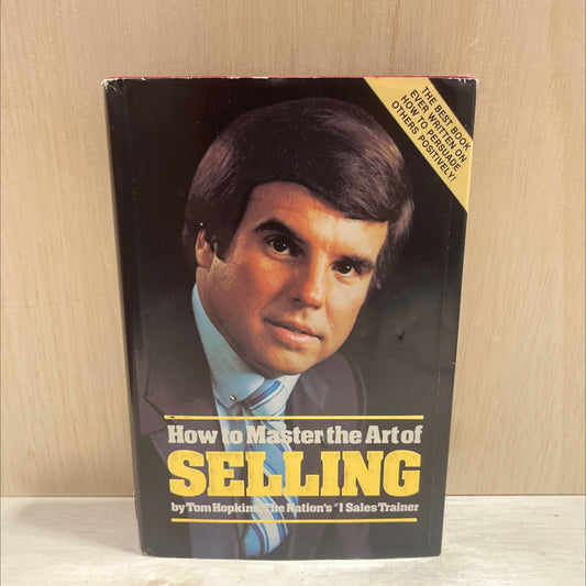 how to master the art of selling book, by tom hopkins, 1982 Hardcover image 1