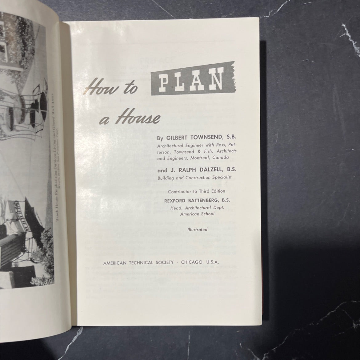how to plan a house book, by gilbert townsend, j. ralph dalzell, 1959 Hardcover image 2