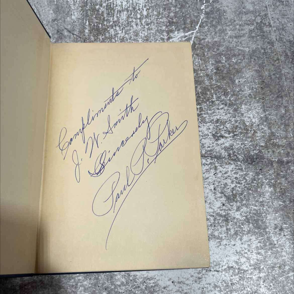 SIGNED how to use tact and skill in handling people book, by Dr. Paul P. Parker, 1959 Hardcover image 4