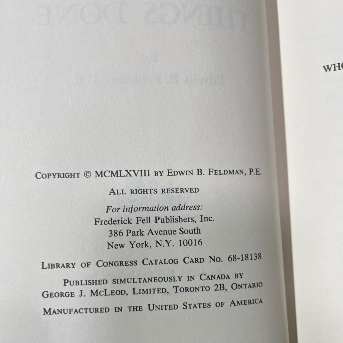 how to use your time to get things done book, by edwin b. feldman, p.e., 1968 Hardcover image 3