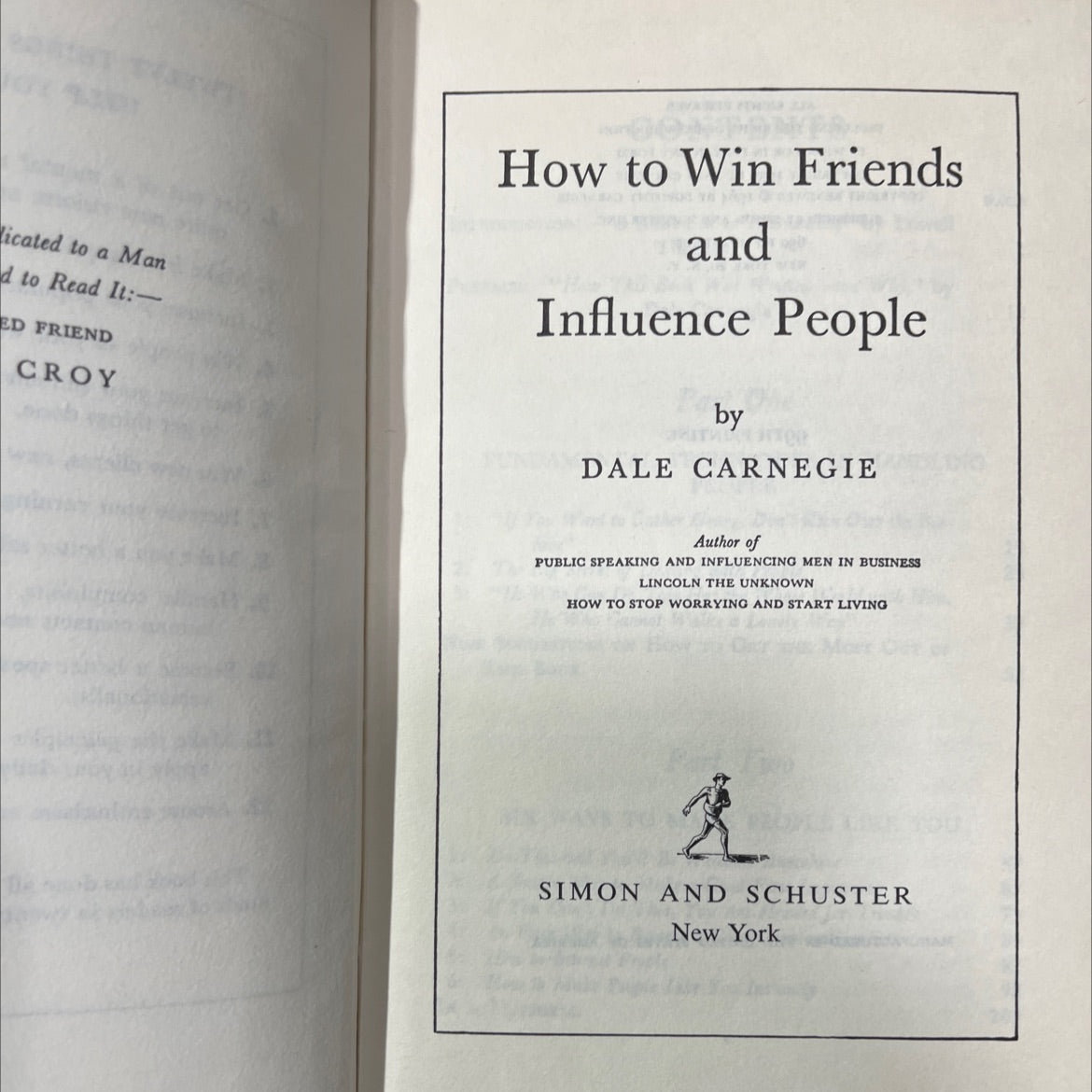 how to win friends and influence people book, by dale carnegie, 1964 Hardcover image 2