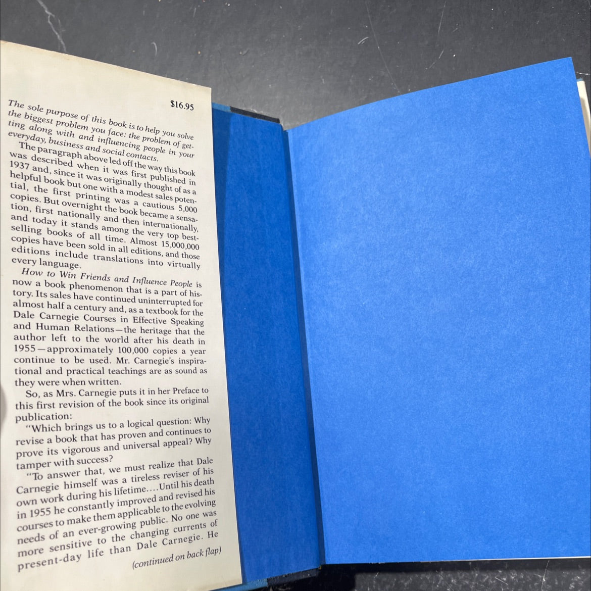 how to win friends and influence people book, by dale carnegie, 1981 Hardcover image 4