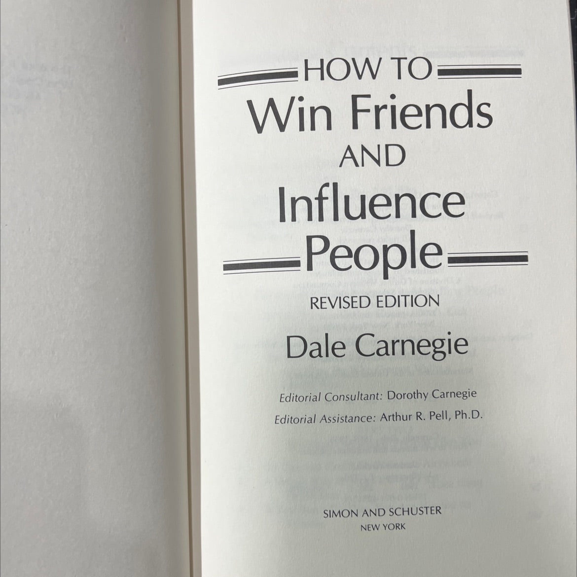 how to win friends and influence people book, by dale carnegie, 1981 Hardcover image 2