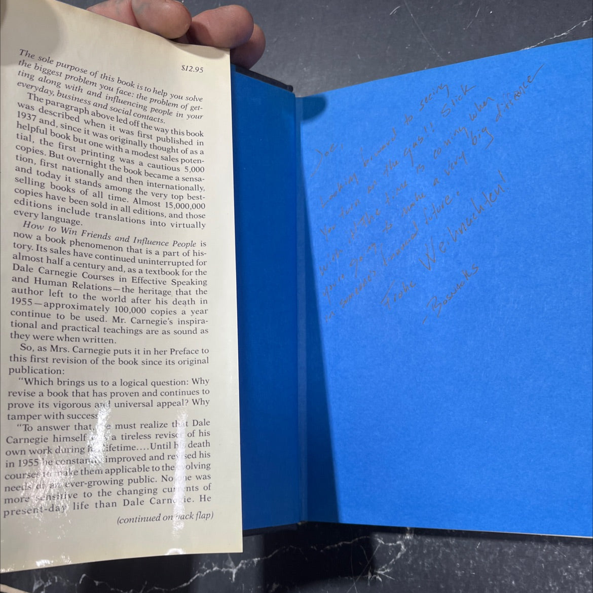 how to win friends and influence people book, by dale carnegie, 1981 Hardcover image 4