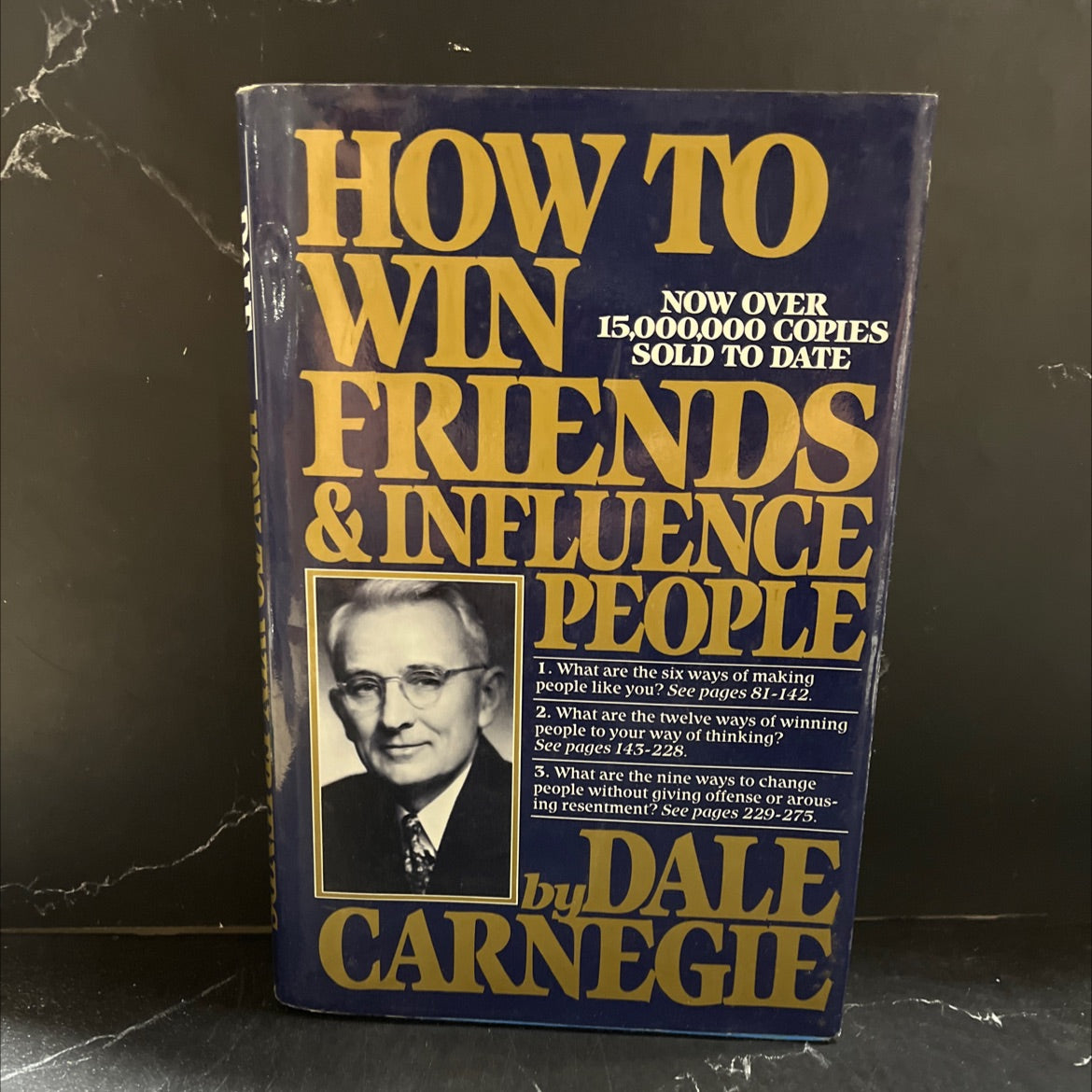 how to win friends and influence people book, by dale carnegie, 1981 Hardcover image 1