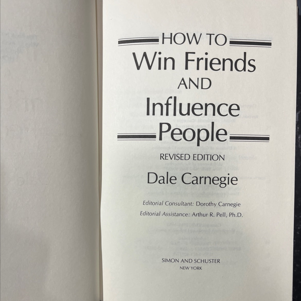 how to win friends and influence people book, by dale carnegie, 1981 Hardcover image 2