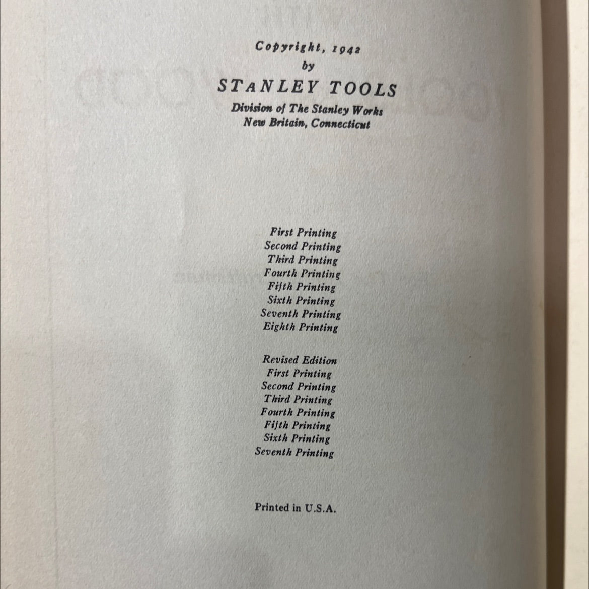 how to work with tools and wood for the home craftsman book, by stanley tools division of the stanley works, 1942 image 3