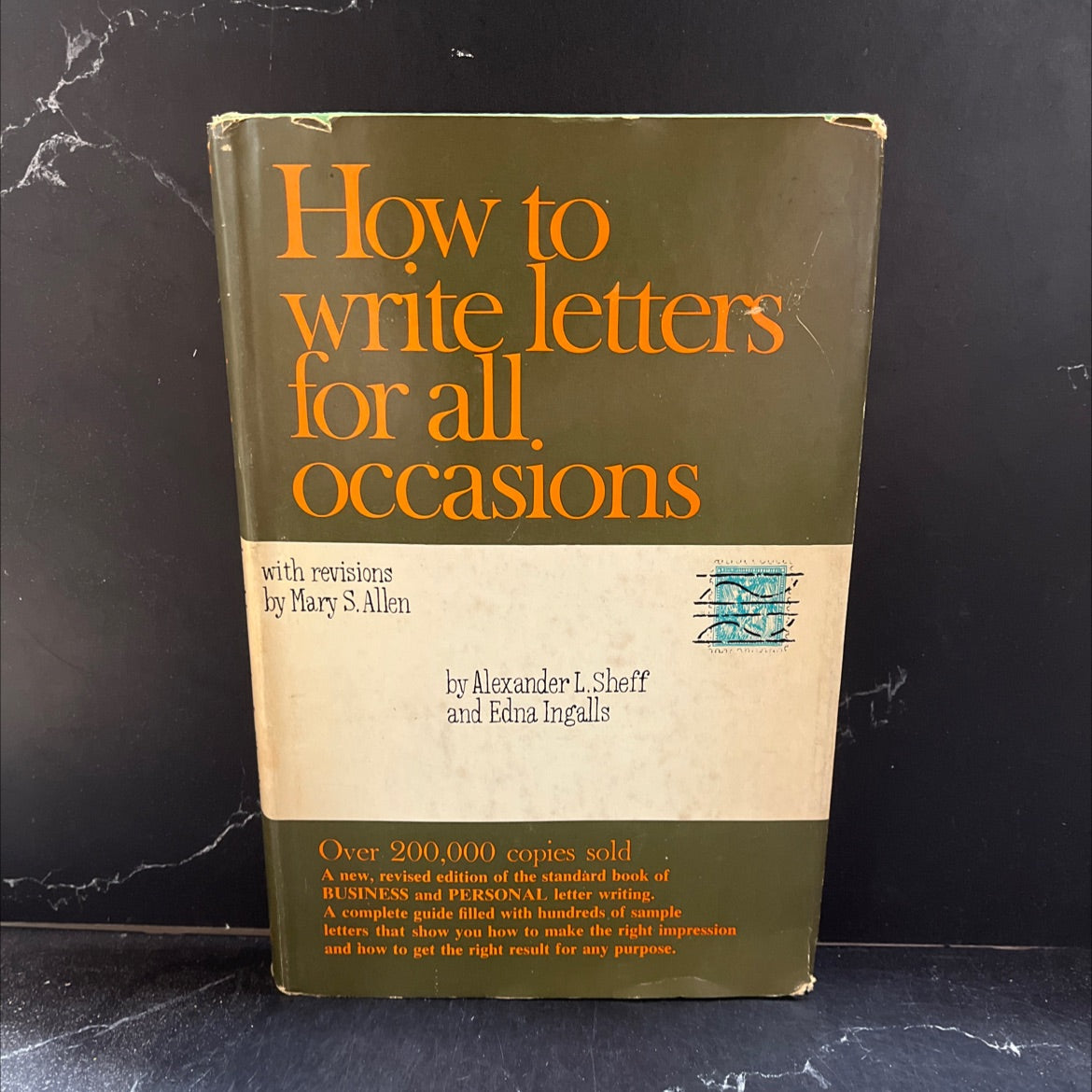 how to write letters for all occasions book, by mary s. allen, 1961 Hardcover image 1