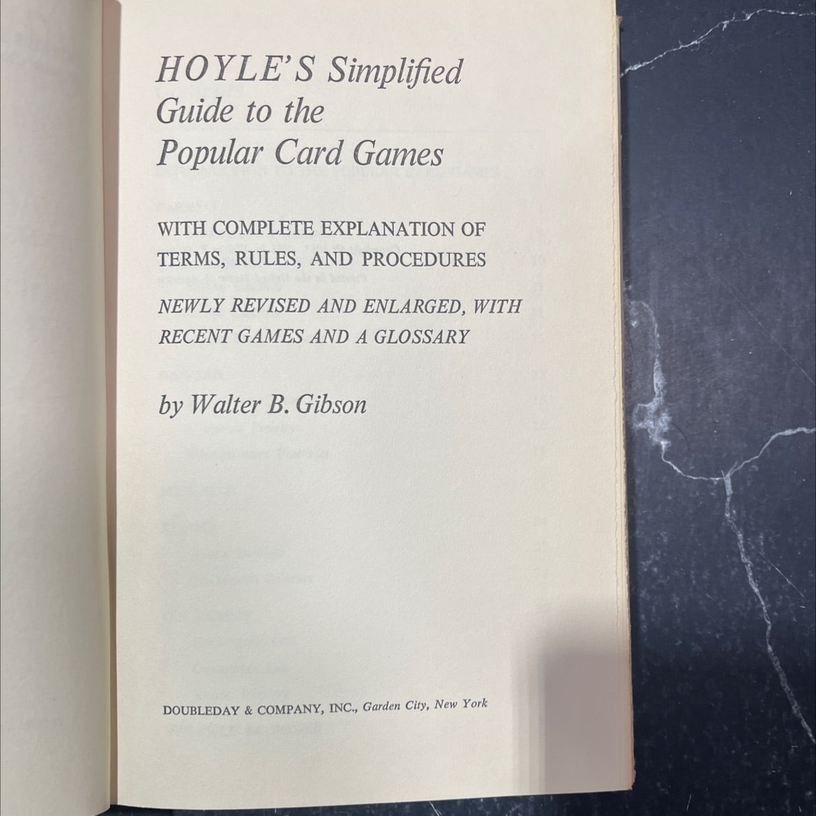 hoyle's simplified guide to the popular card games with complete explanation of terms, rules, and procedures newly image 2