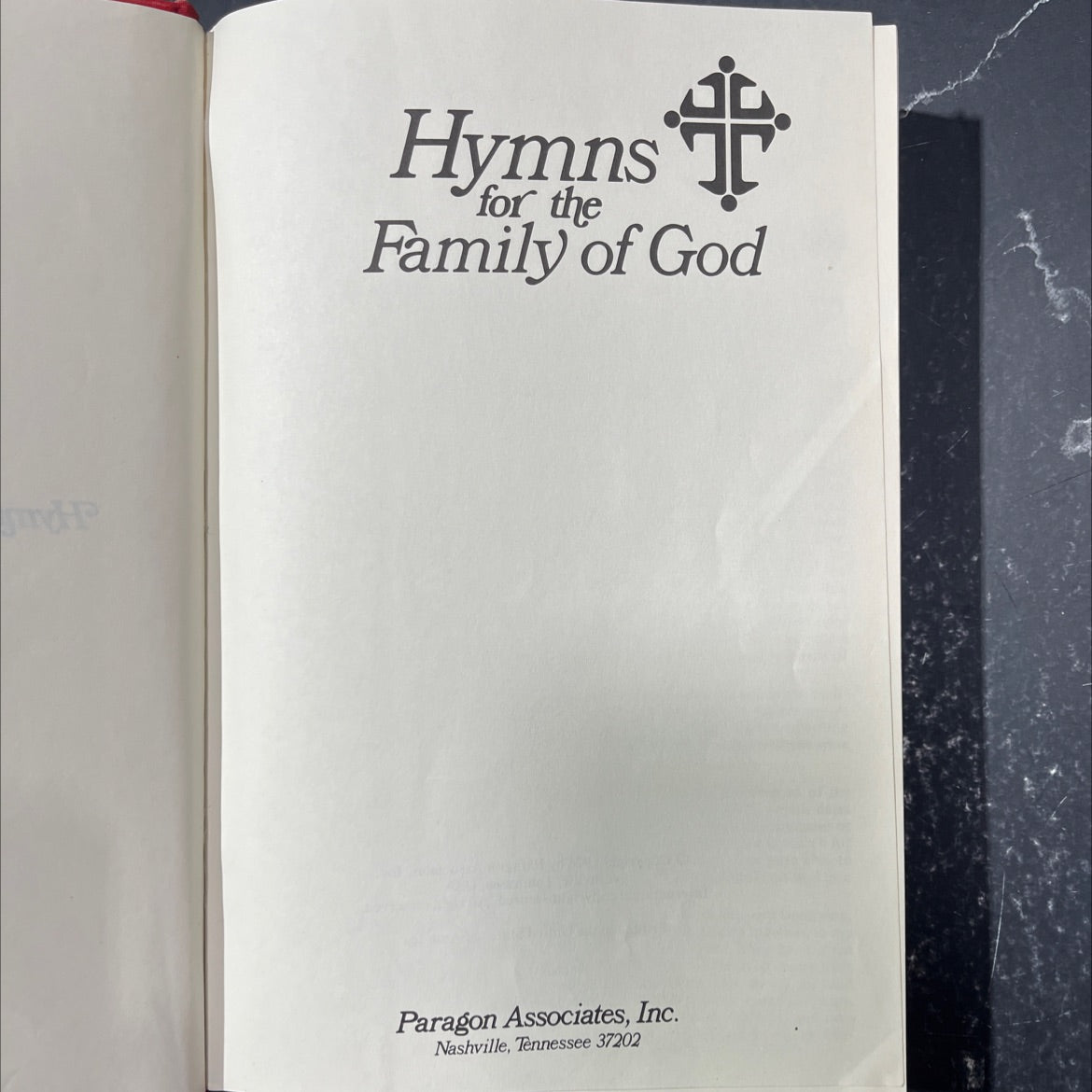 hymns for the family of god book, by unknown, 1976 Hardcover image 2