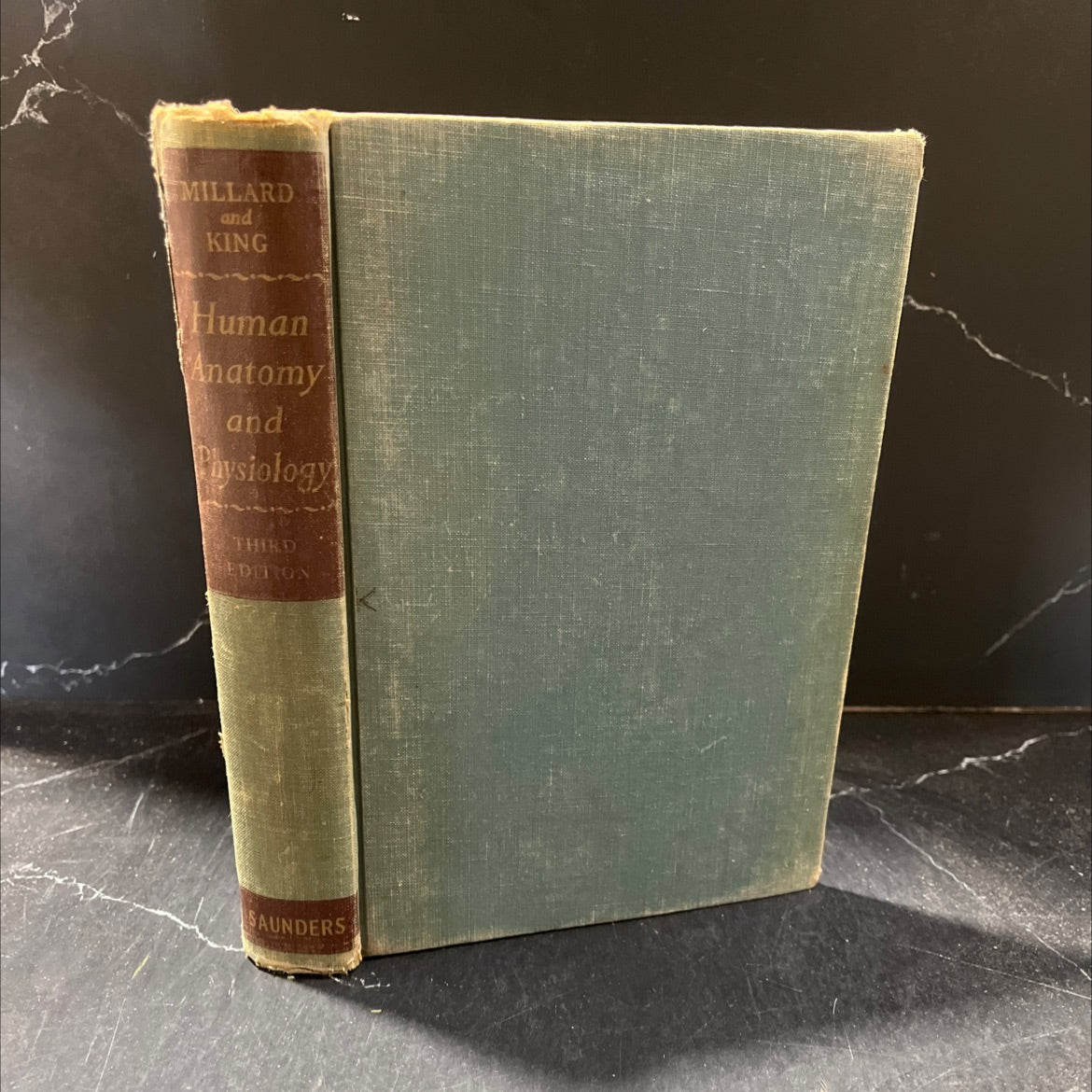 human anatomy and physiology book, by nellie d. millard, r.n., m.a. and barry g. king, ph.d., 1954 Hardcover image 1