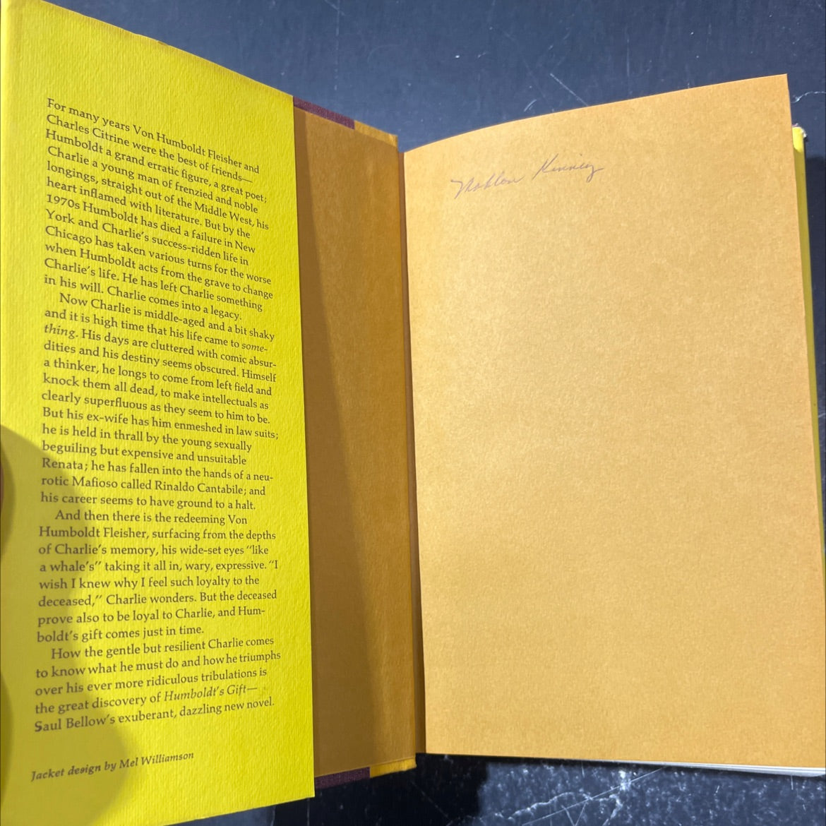 humboldt's gift book, by saul bellow, 1975 Hardcover image 4