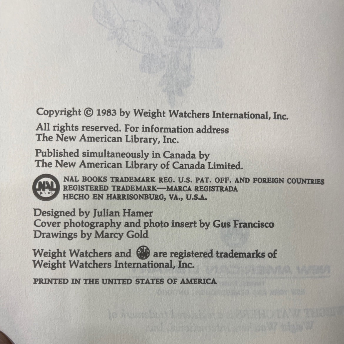 hutan thoy weight watchers 1268 fast & fabulous cookbook book, by unknown, 1983 Hardcover image 3