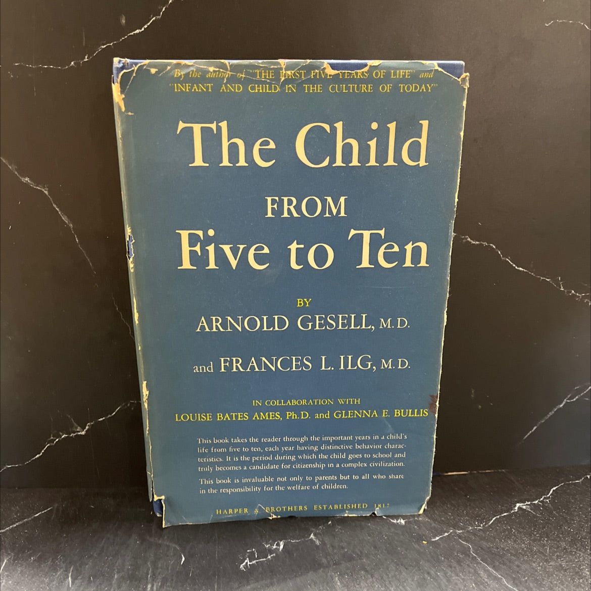 hygiene and education the child from five to ten book, by arnold gesell, m.d., frances l. ilg, m.d., 1946 Hardcover image 1