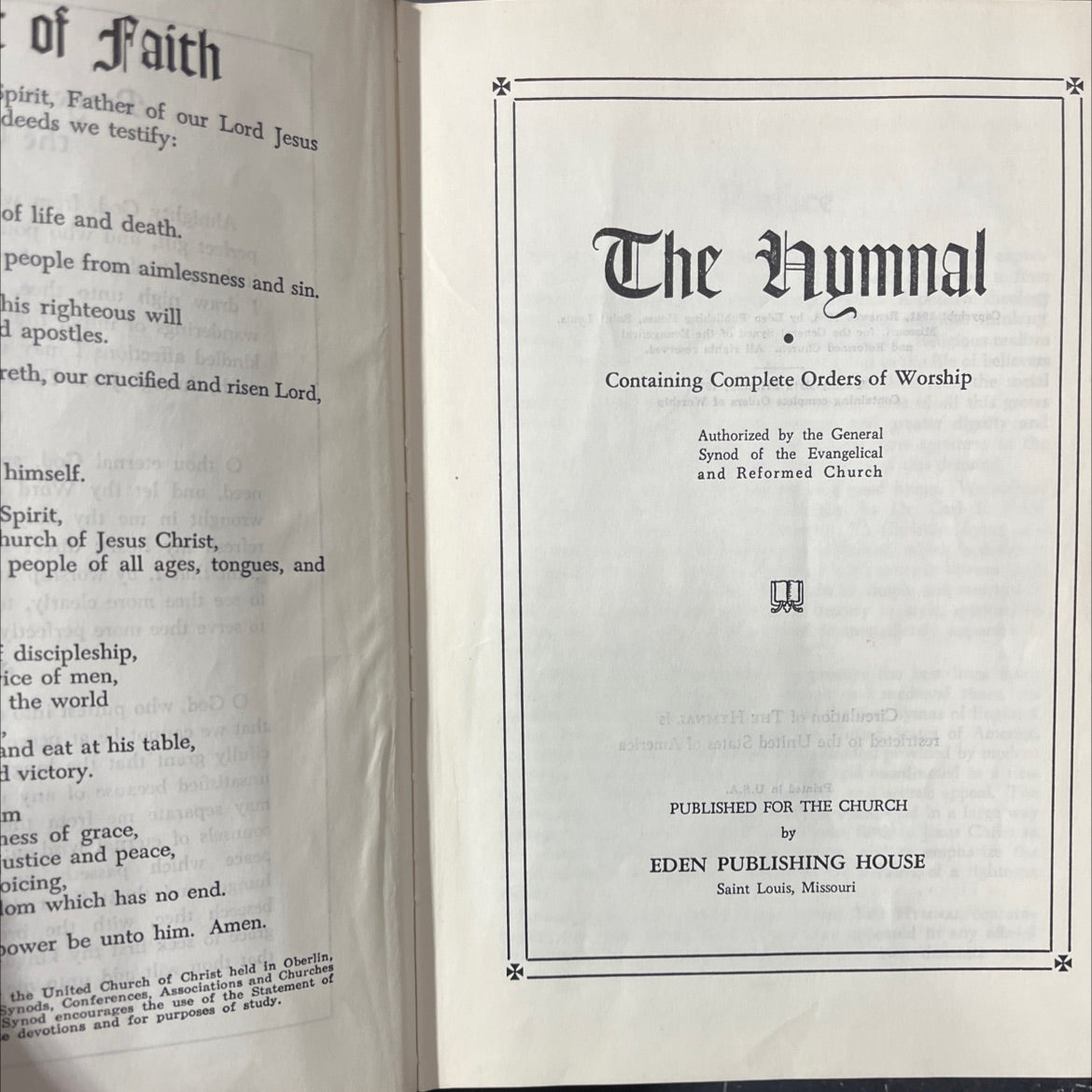 hymnal book, by unknown, 1971 Hardcover image 2