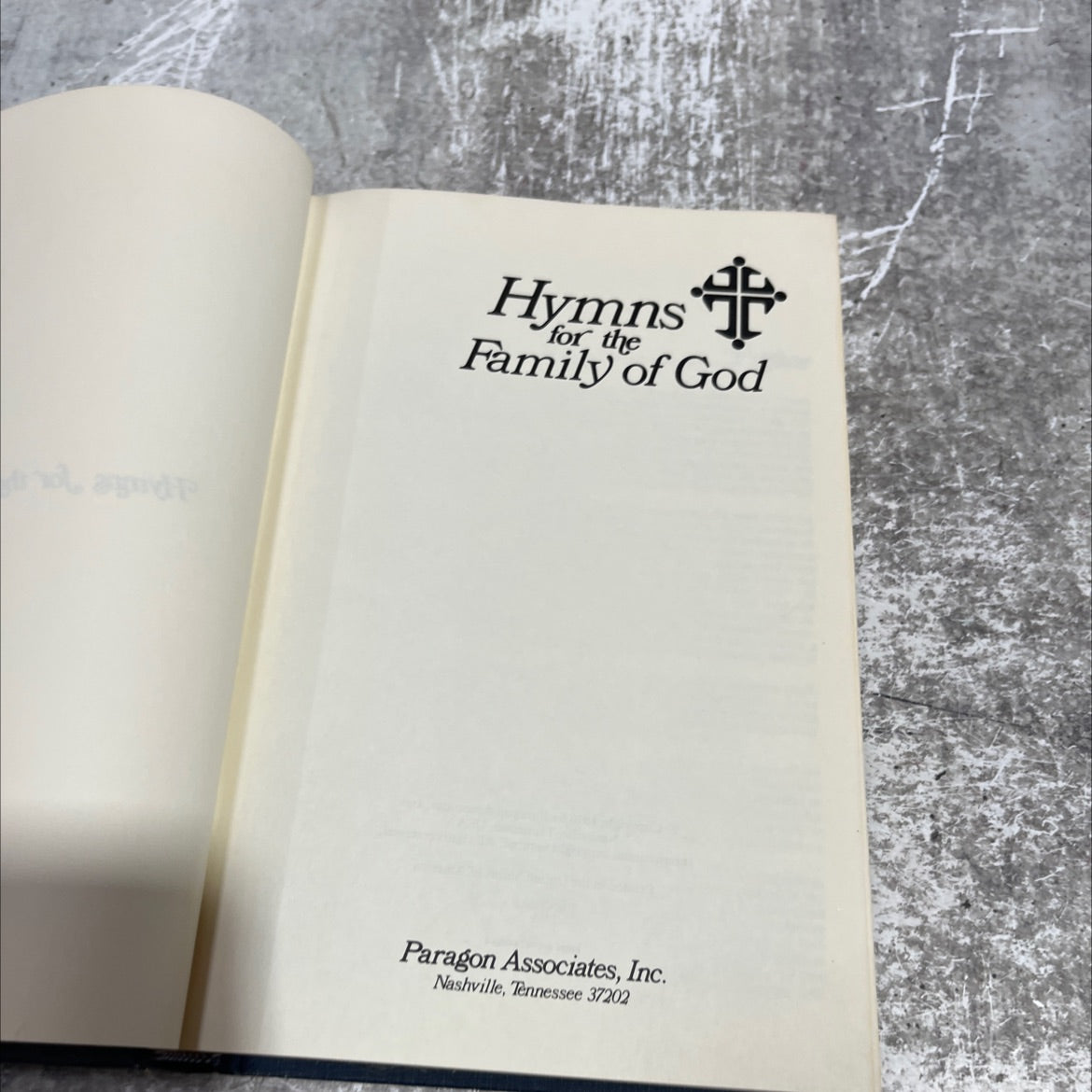 hymns for the family of god book, by unknown, 1976 Hardcover image 2