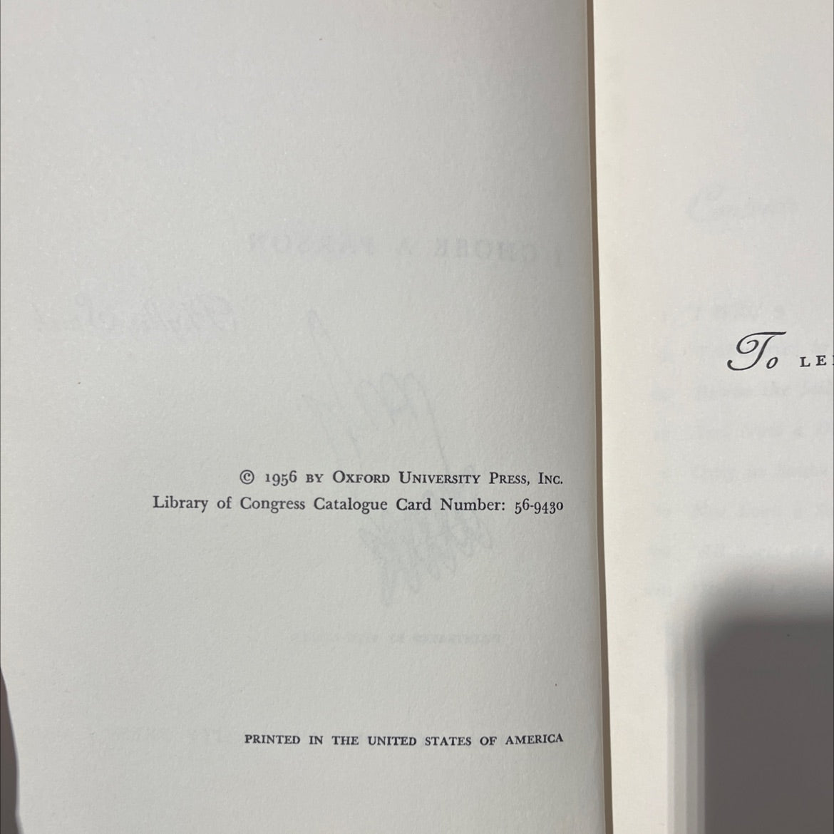 i chose a parson book, by phyllis stark, 1956 Hardcover image 3