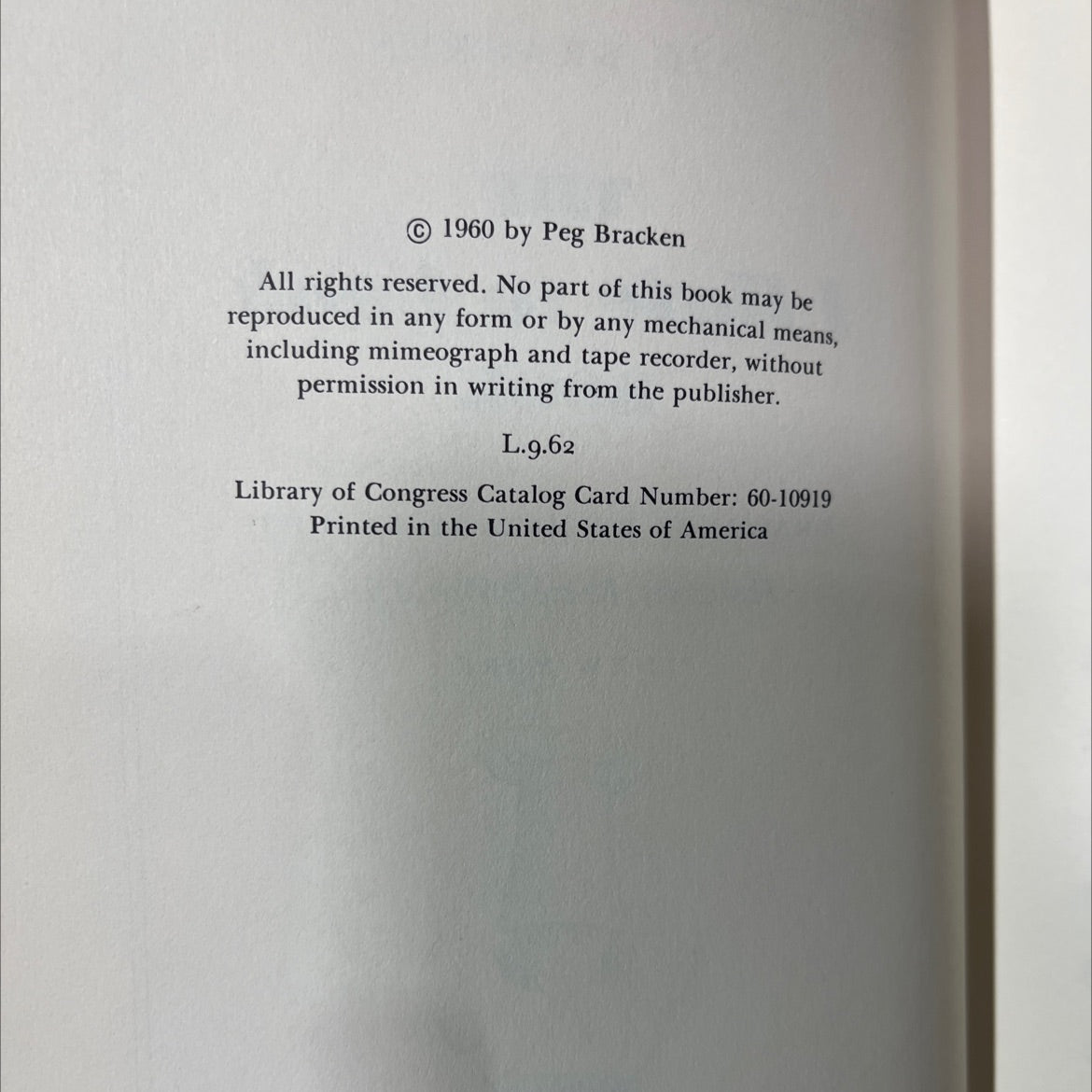 i hate to cook book, by peg bracken, 1960 Hardcover image 3