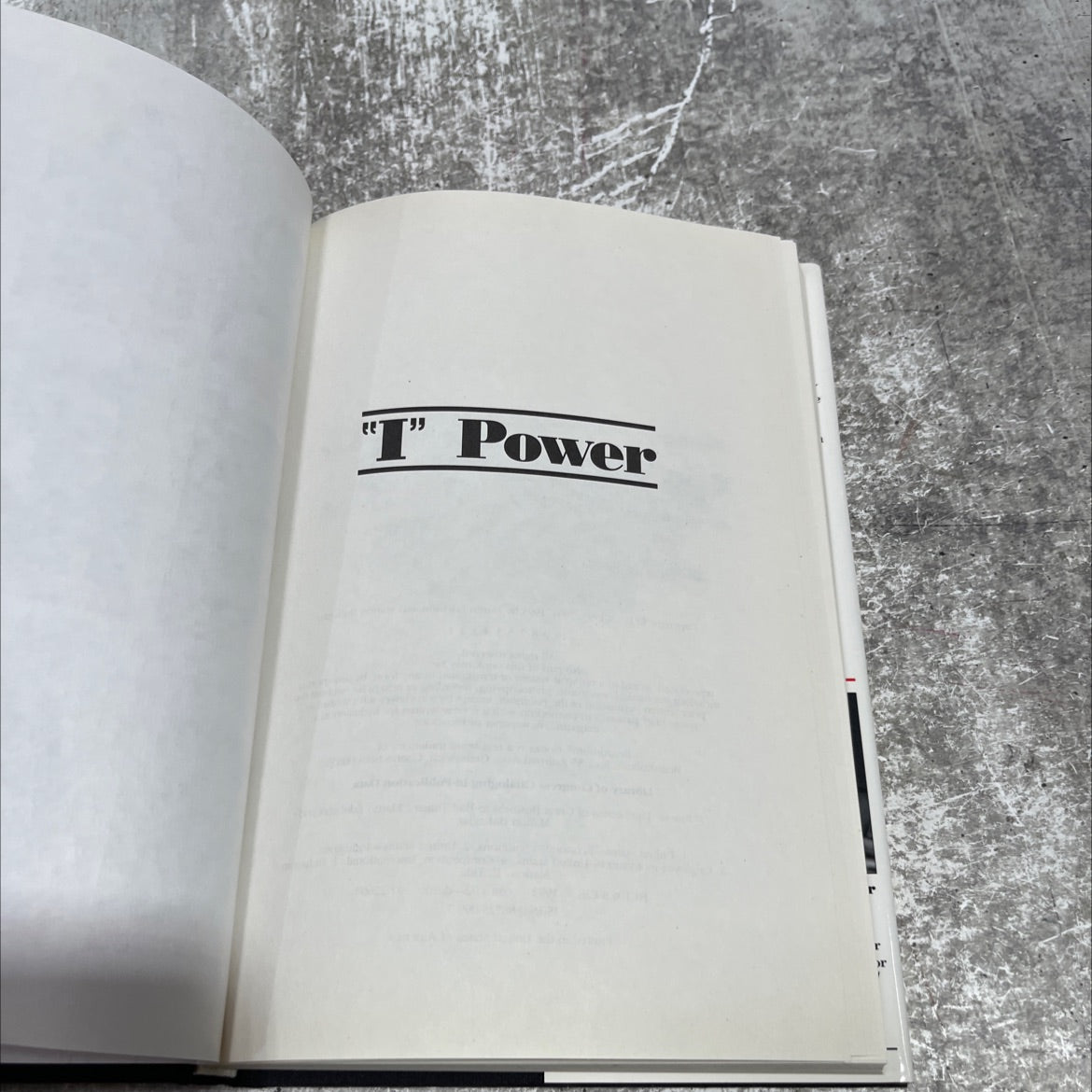 i power: the secrets of great business in bad times book, by Martin Edelston and Marion Buhagiar, 1995 Hardcover image 2