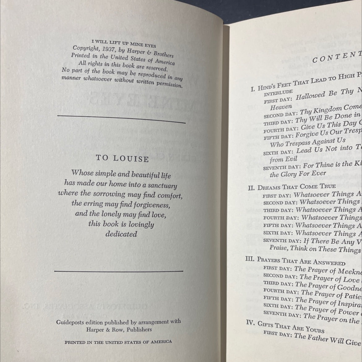 i will lift up mine eyes book, by glenn clark, 1970 Hardcover image 3
