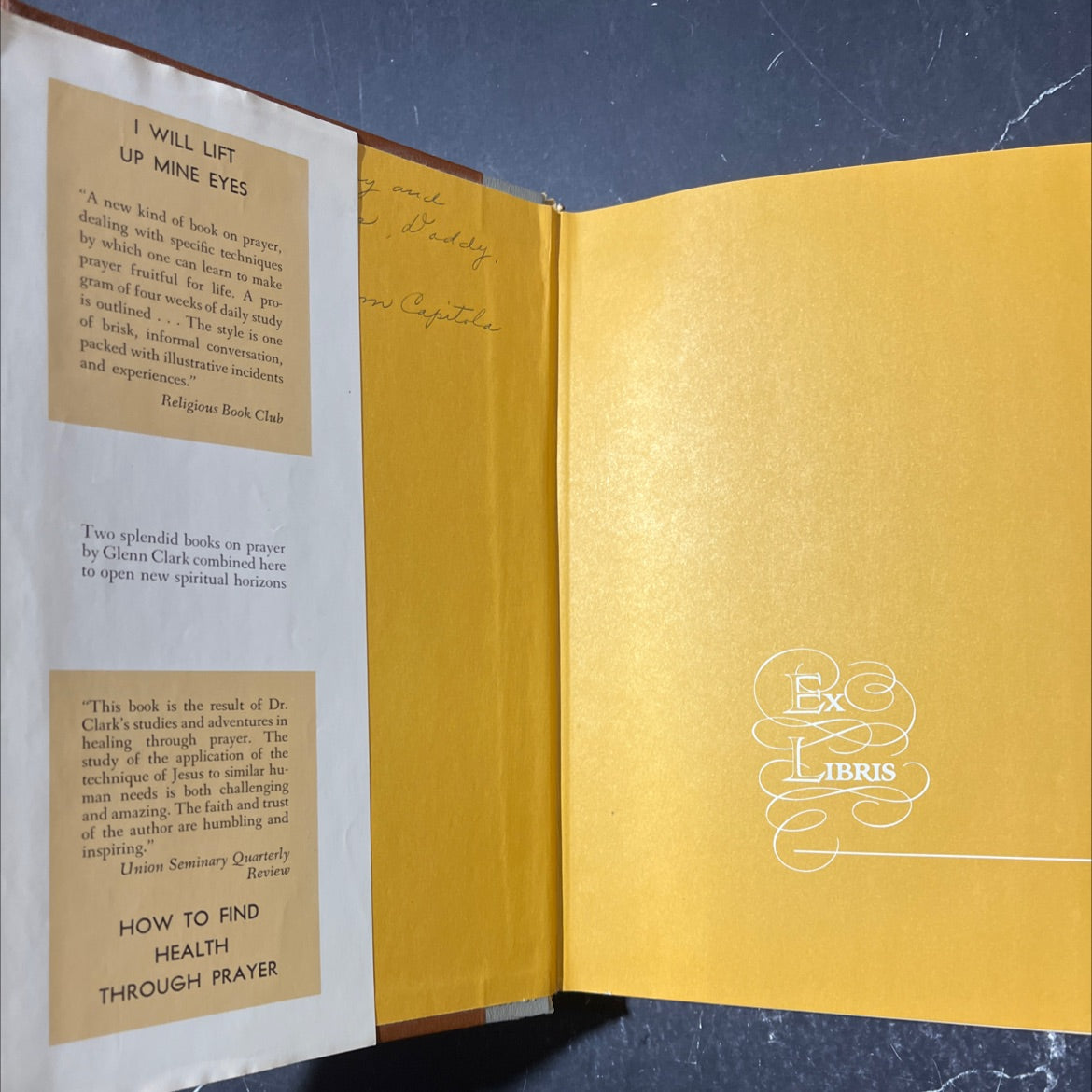 i will lift up mine eyes book, by glenn clark, 1970 Hardcover image 4