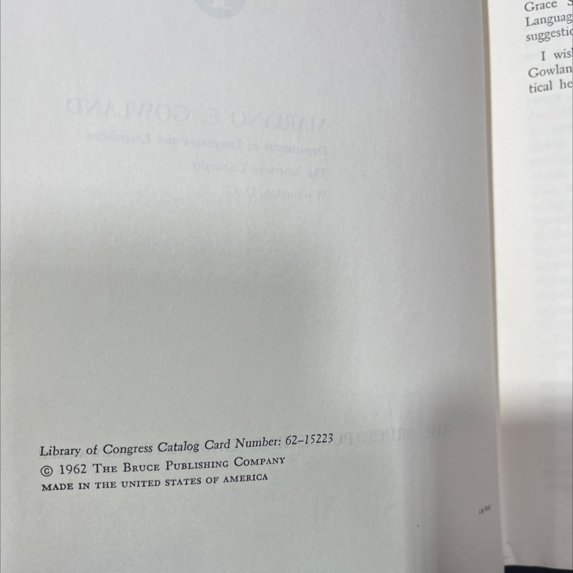 iages torquma español primer curso 1 book, by mariano e. gowland, 1962 Hardcover image 3