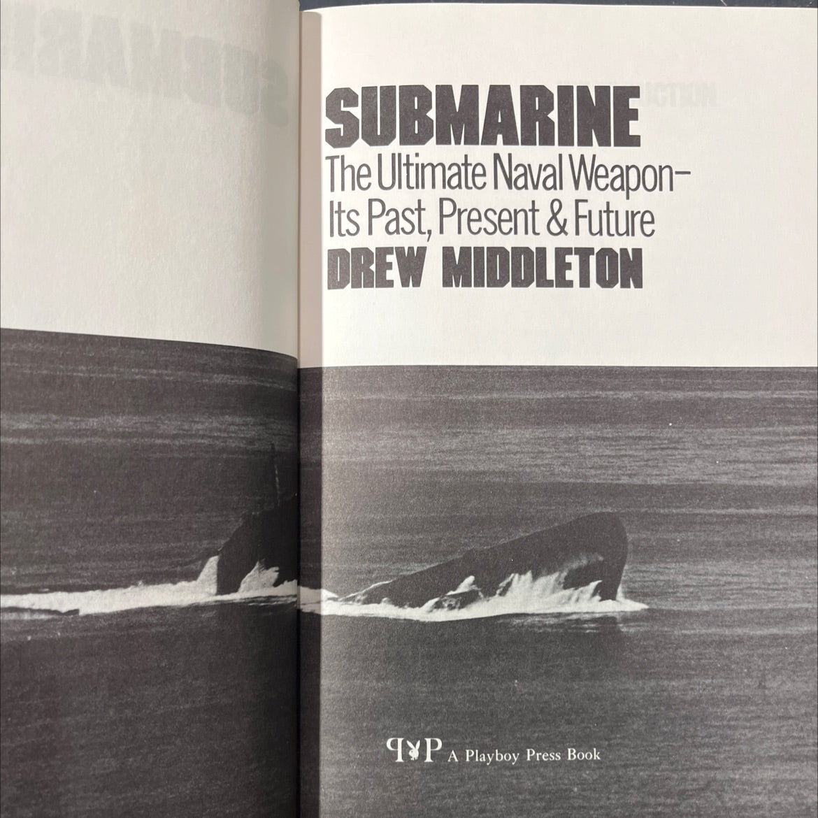 iction submarine the ultimate naval weapon- its past, present & future book, by drew middleton, 1976 Hardcover image 2