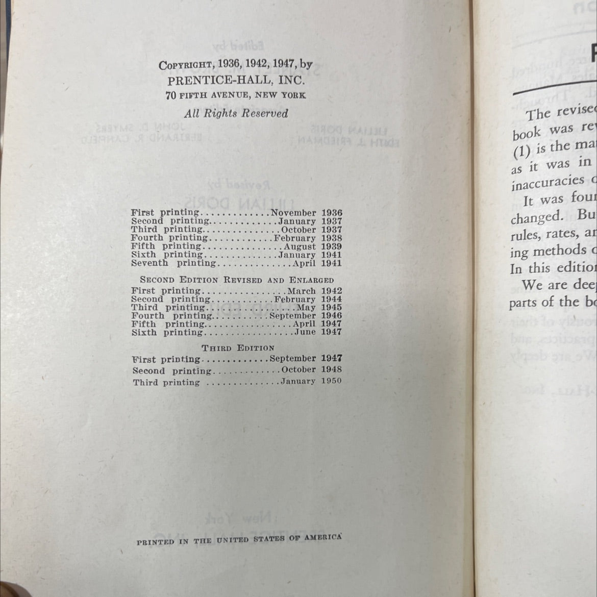 ieu& business executive's handbook book, by stanley m. brown, 1947 Hardcover image 3