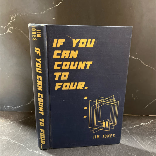 if you can count to four book, by jim jones, 1958 Hardcover image 1