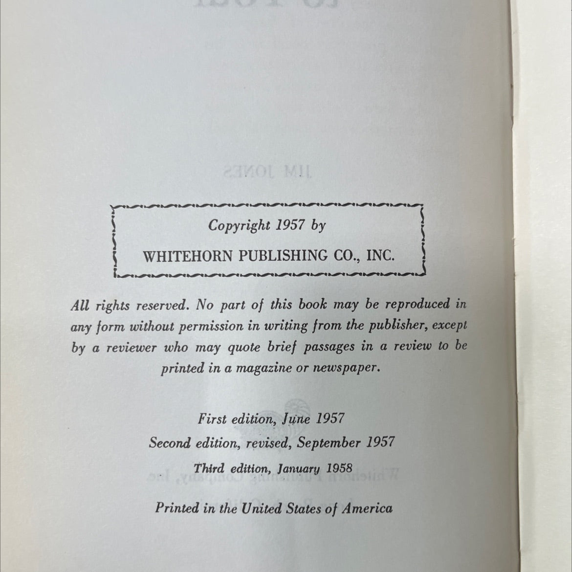 if you can count to four book, by jim jones, 1958 Hardcover image 3