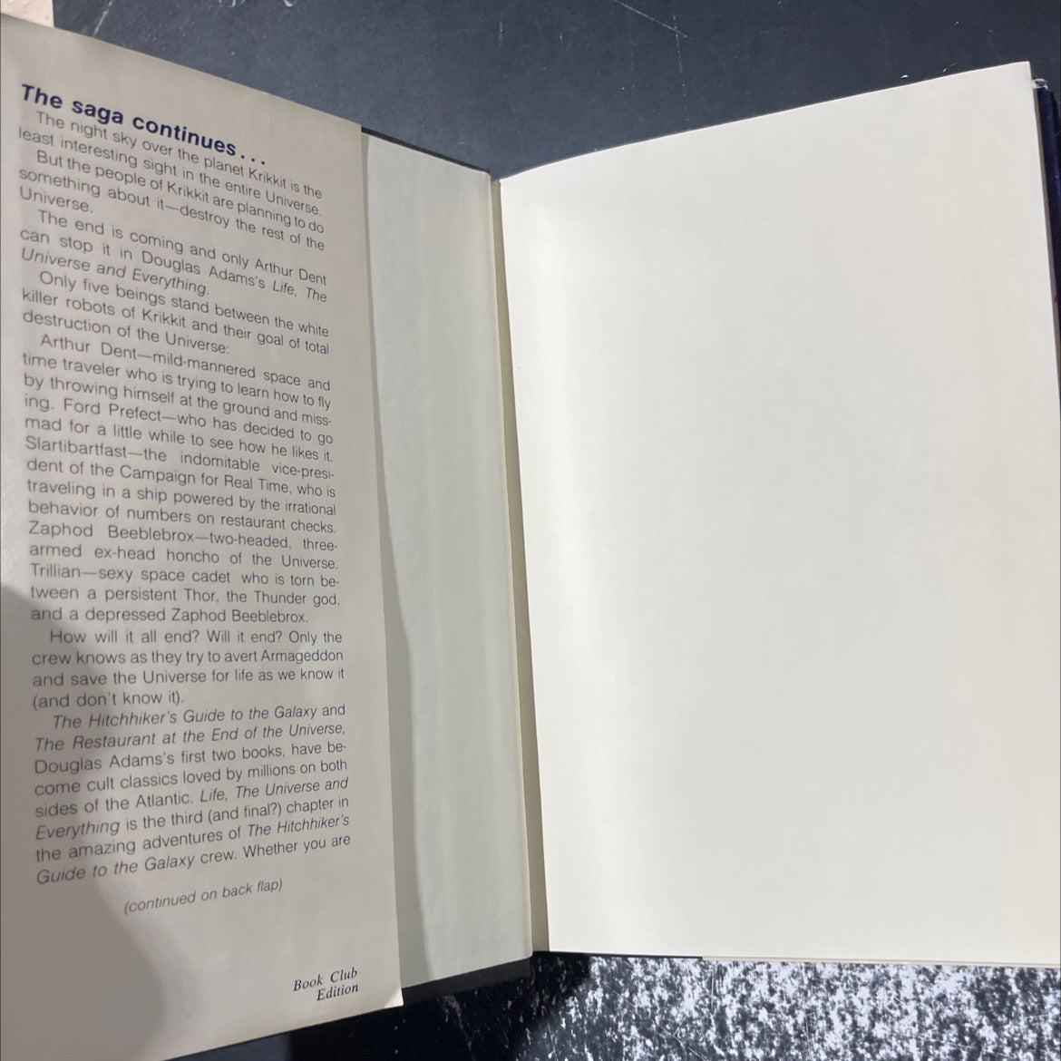 ife, the universe and everything book, by douglas adams, 1982 Hardcover image 4