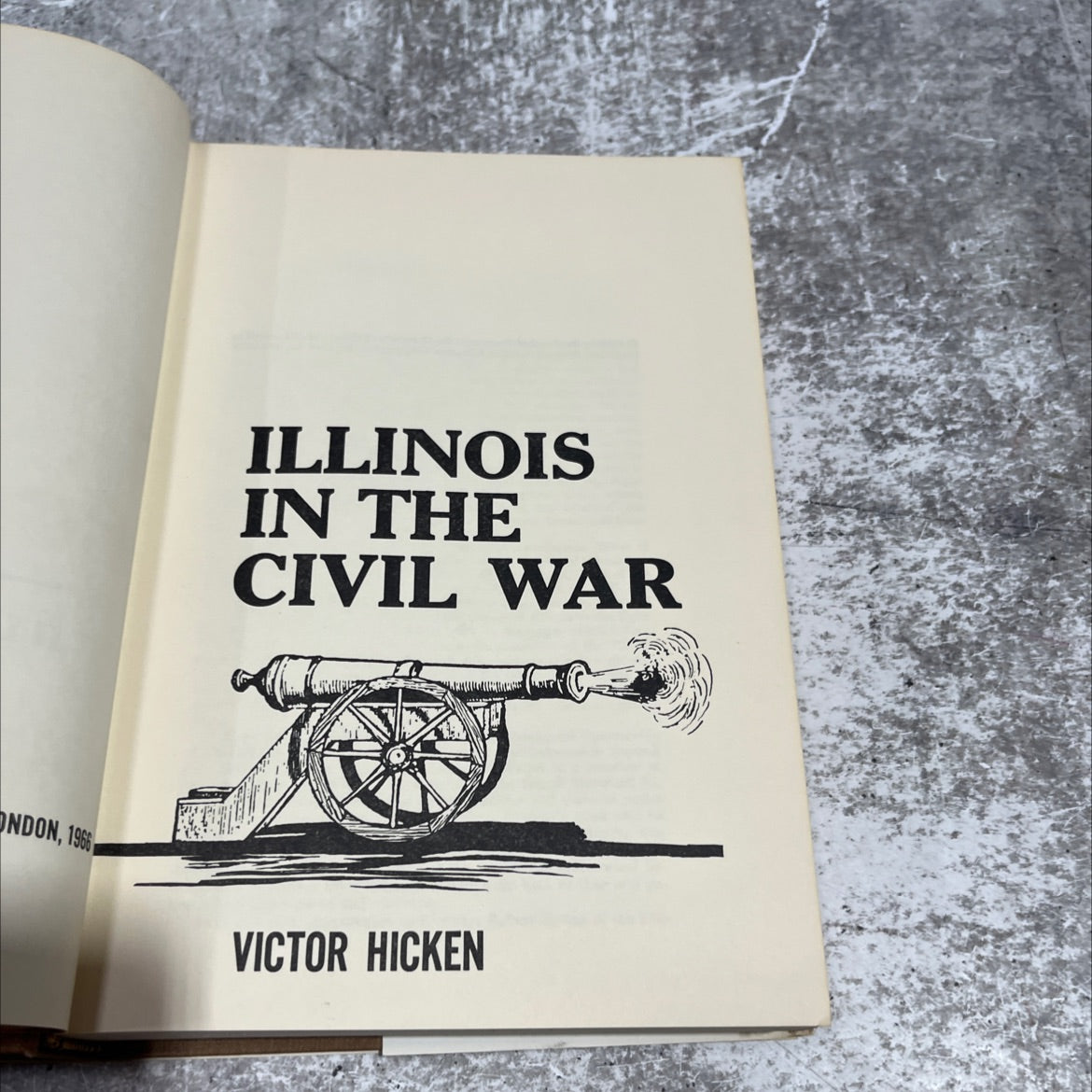 illinois in the civil war book, by victor hicken, 1966 Hardcover image 2