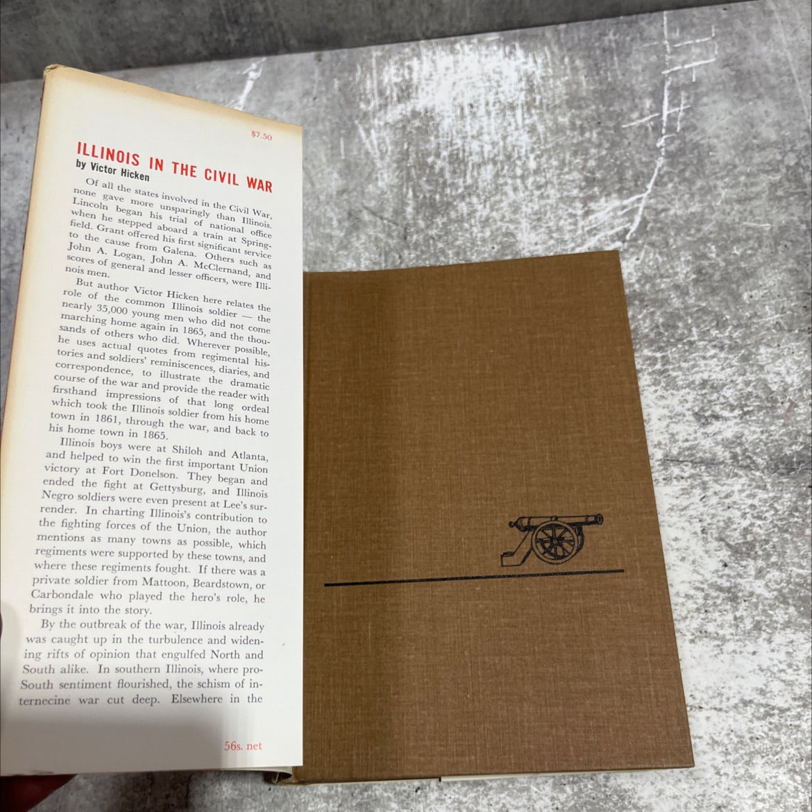 illinois in the civil war book, by victor hicken, 1966 Hardcover image 4