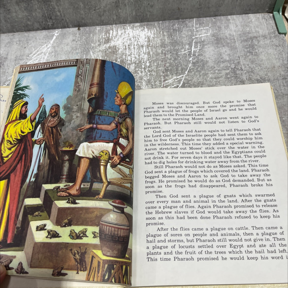 illustrated great bible stories for children paraphrased in today's english text book, by R. Lane Easterly, 1974 image 4