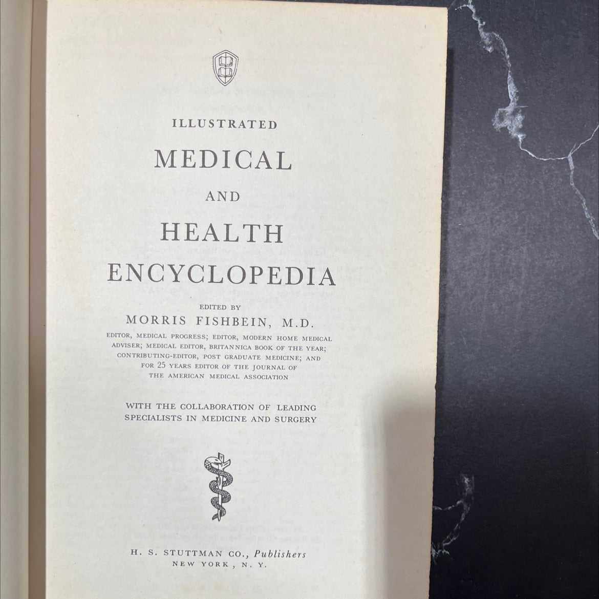 illustrated medical and health encyclopedia book, by morris fishbein, m.d., 1959 Hardcover image 2