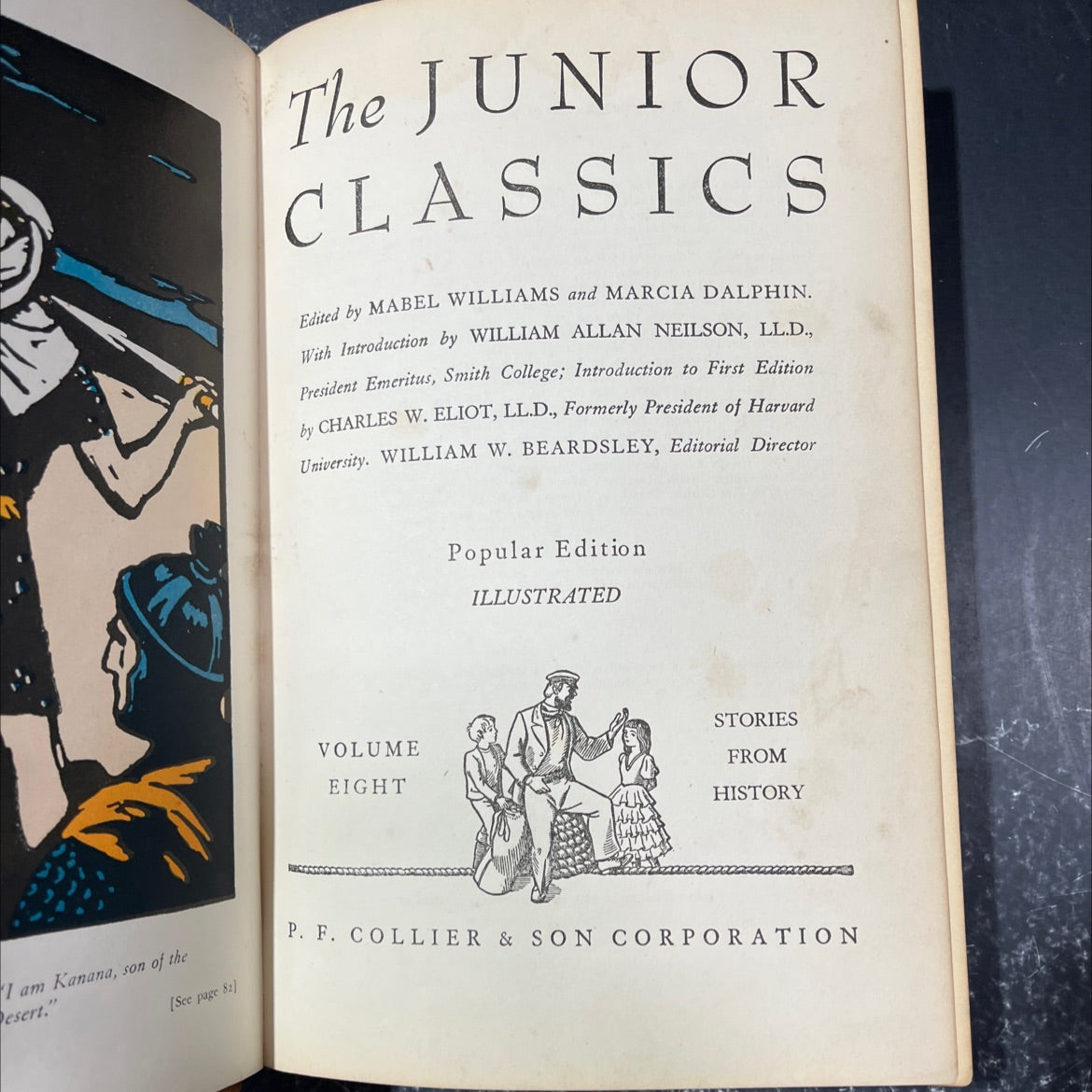 illustrated stories from history book, by Mabel Williams, Marcia Dalphin, 1938 Hardcover image 2