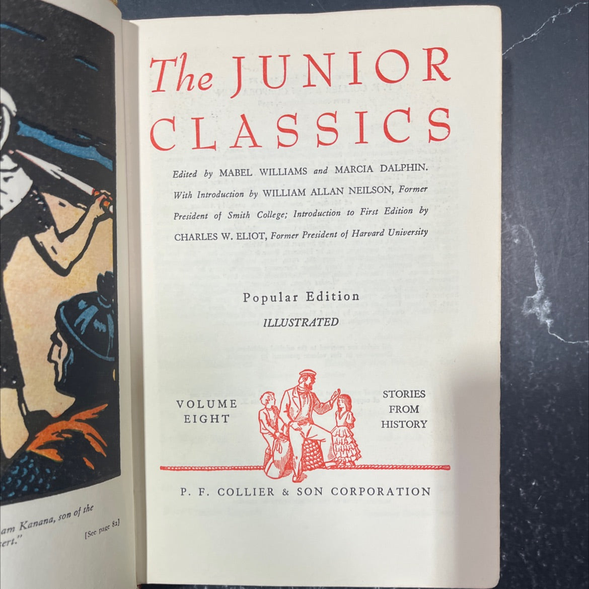 illustrated stories from history book, by Mabel Williams, Marcia Dalphin, 1958 Hardcover image 2