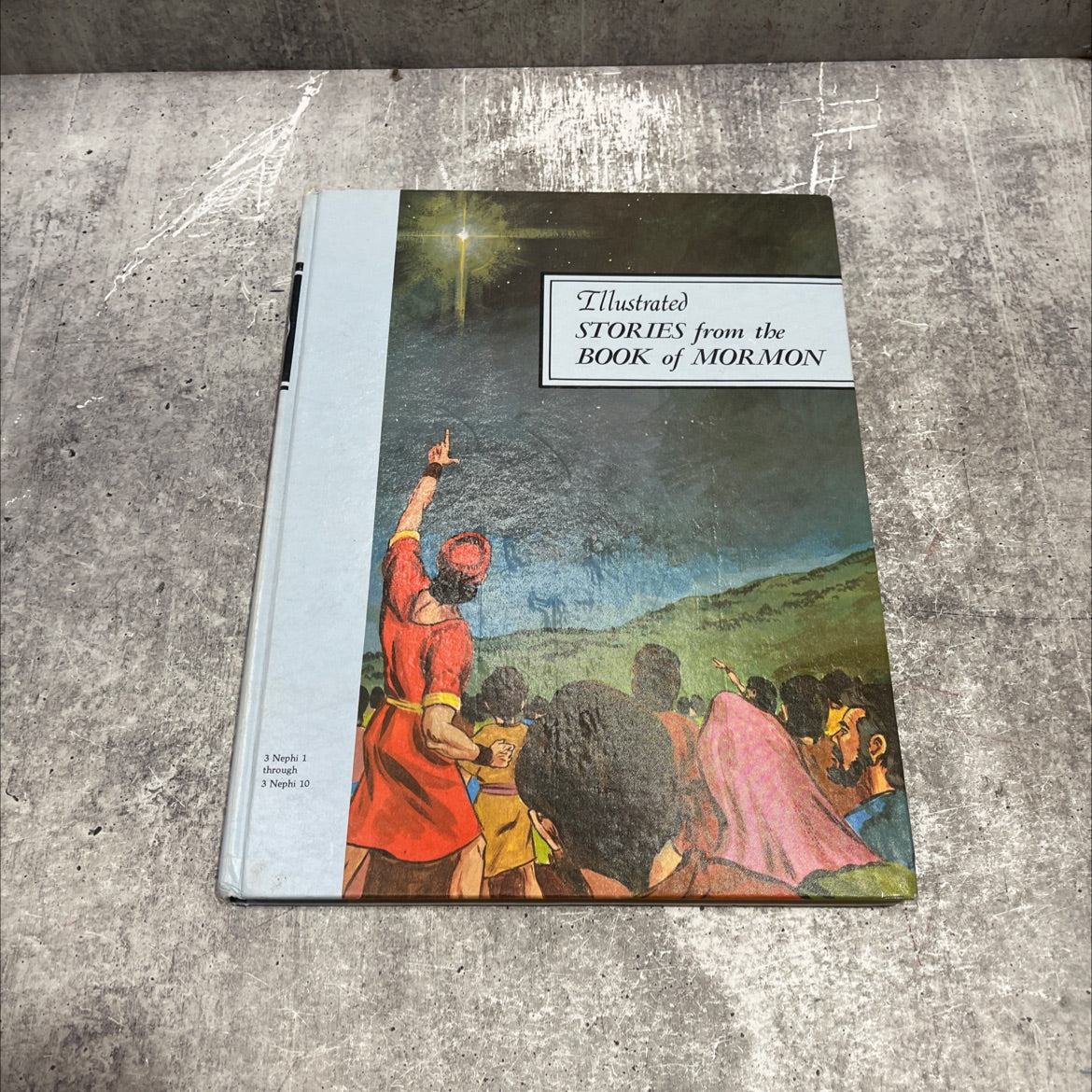illustrated stories from the book of mormon volume 13 book, by Dr. Clinton F. Larson, 1971 Hardcover image 1