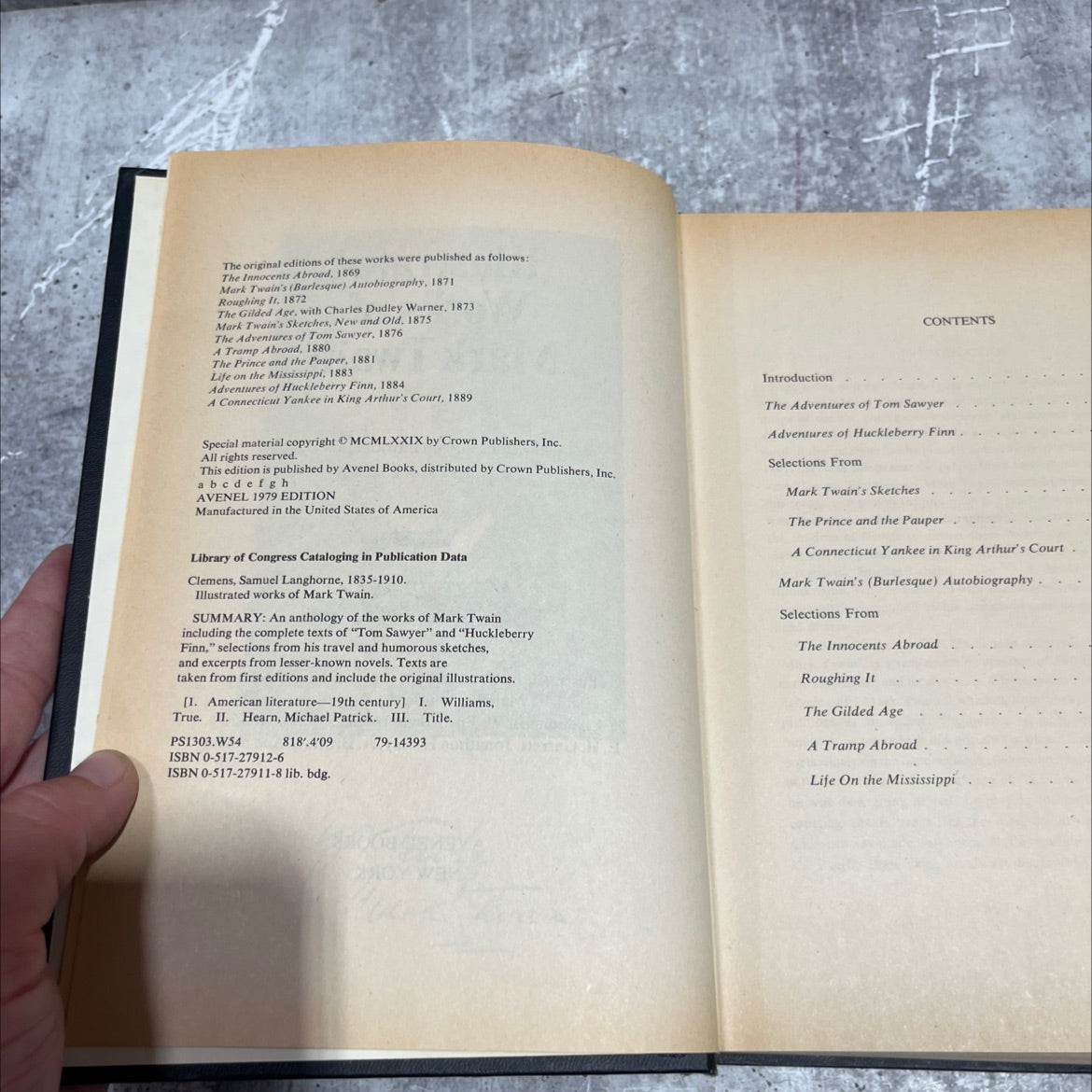 illustrated works of mark twain book, by Samuel Langhorne Clemens, 1979 Hardcover image 3