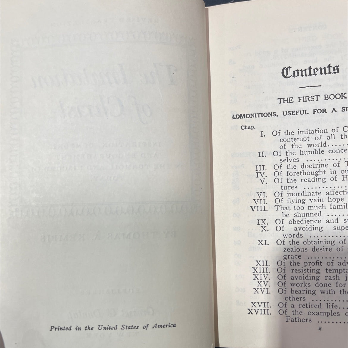 imitation of christ book, by thomas à kempis, 1970 Hardcover image 3