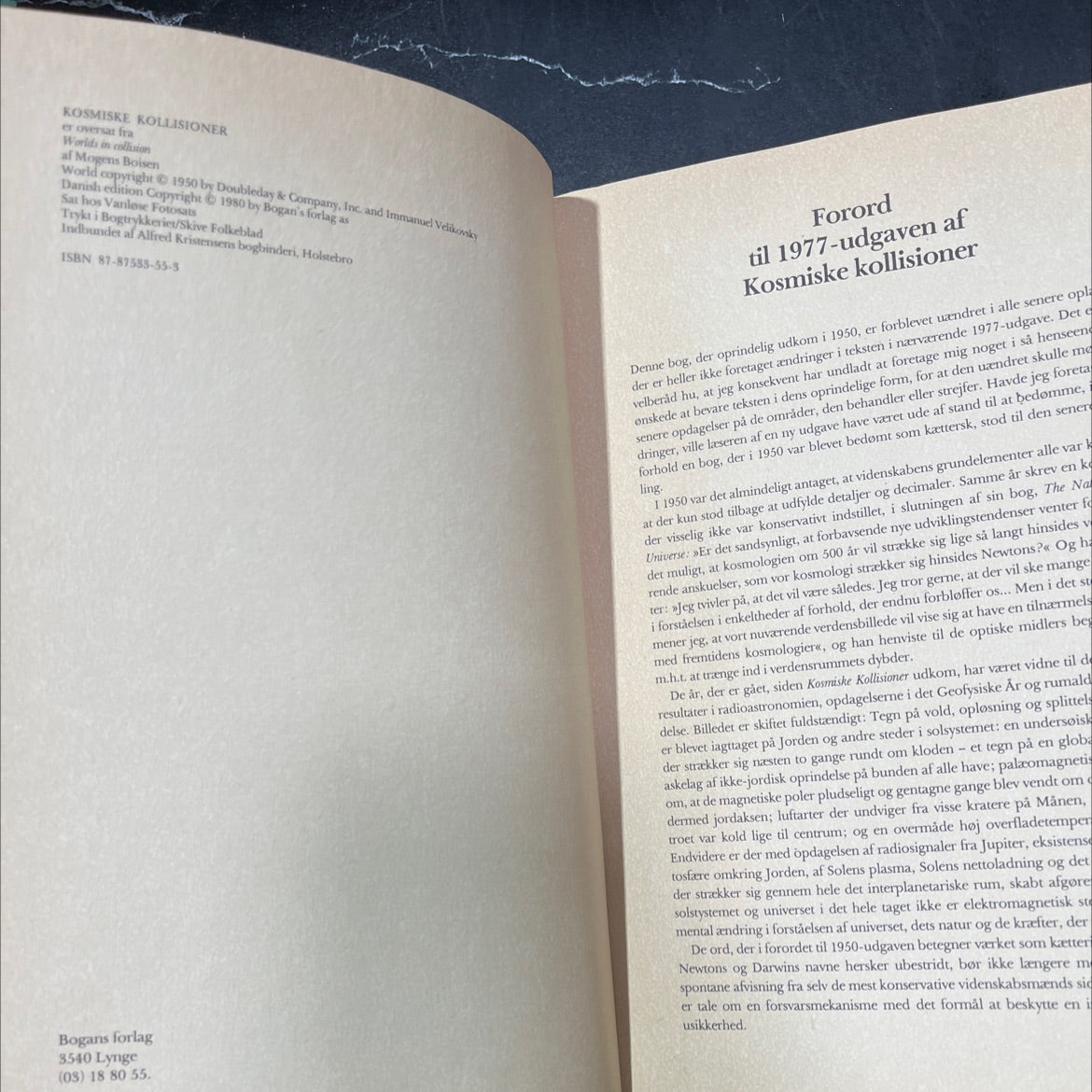 immanuel velikovsky cosmic collisions book, by immanuel velikovsky, 1977 Paperback image 3