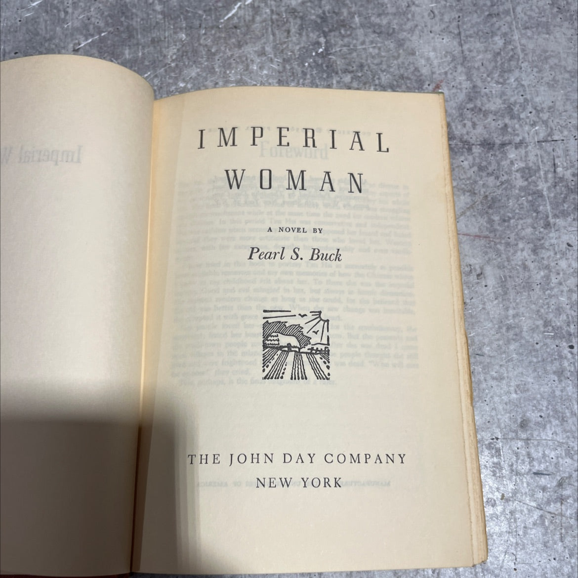 imperial woman book, by Pearl S. Buck, 1956 Hardcover image 2
