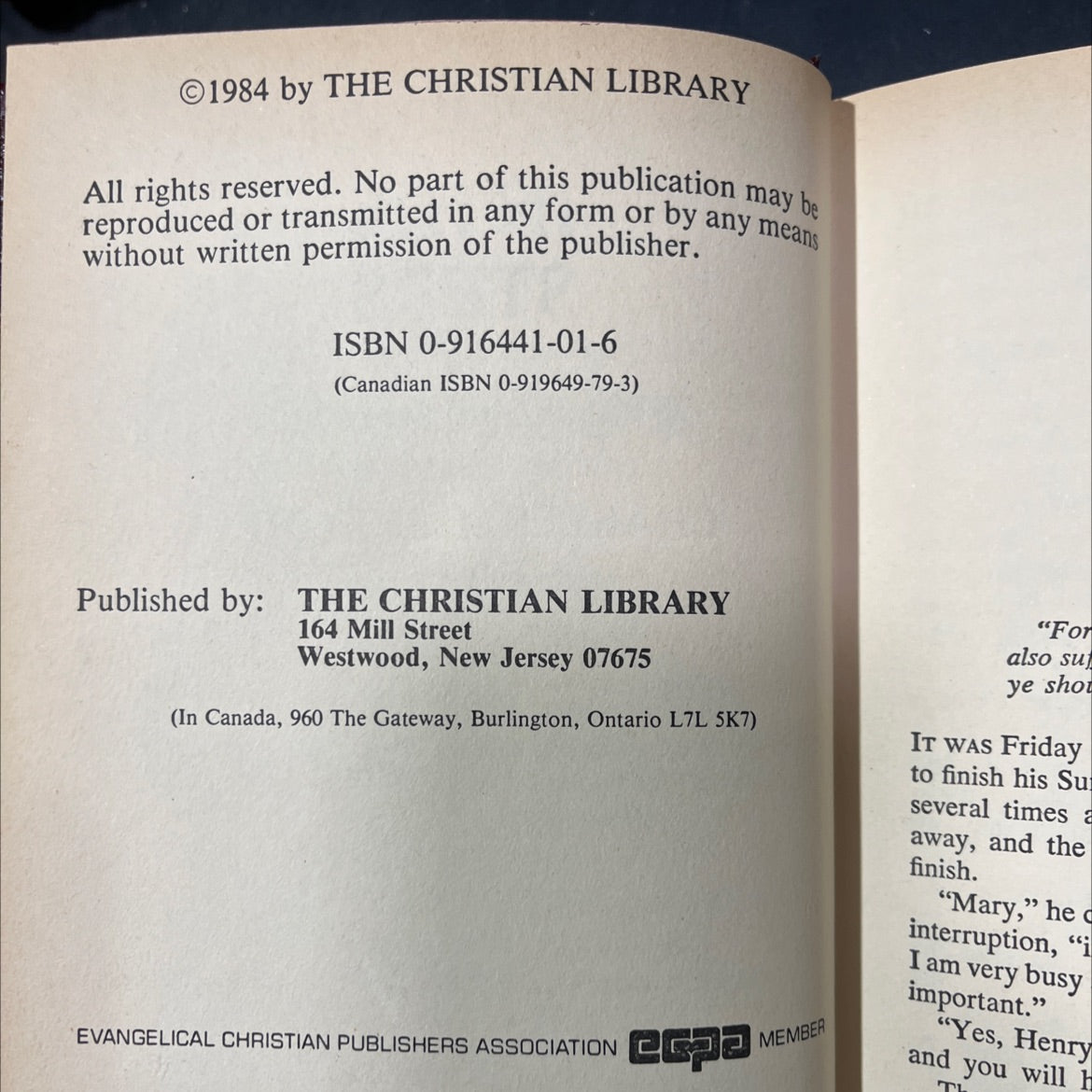 in his steps what would jesus do book, by charles m. sheldon, 1984 Hardcover image 3