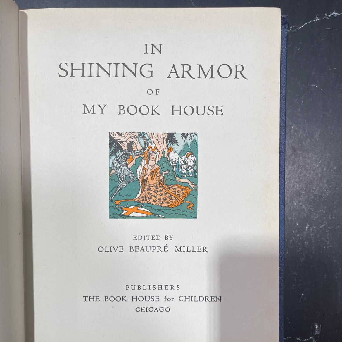 in shining armor of my book house book, by olive beaupré miller, 1948 Hardcover image 2