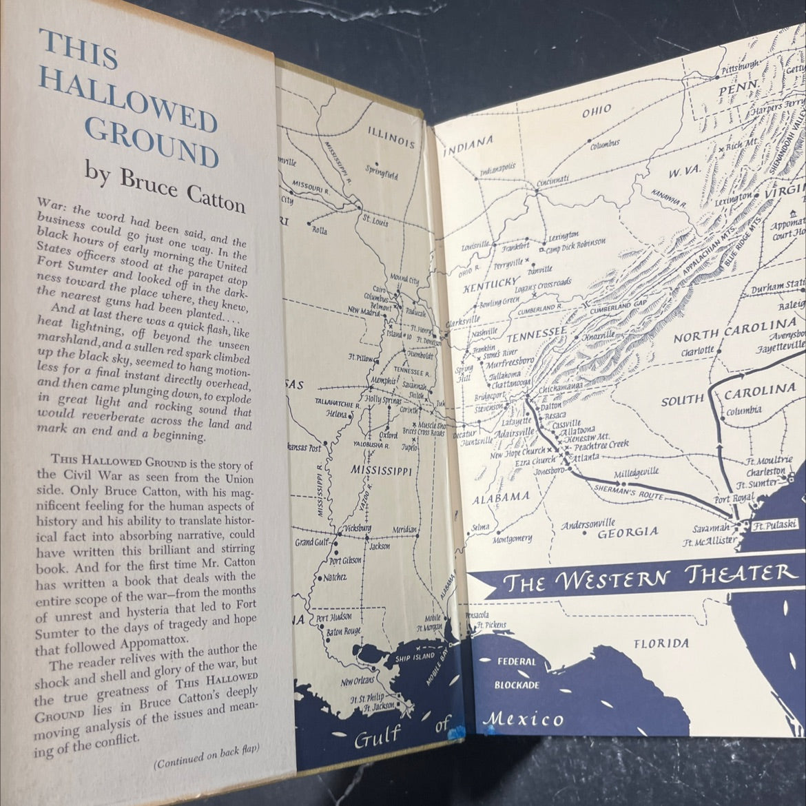 in this hallowed ground the story of the union side of the civil war book, by bruce catton, 1956 Hardcover image 4
