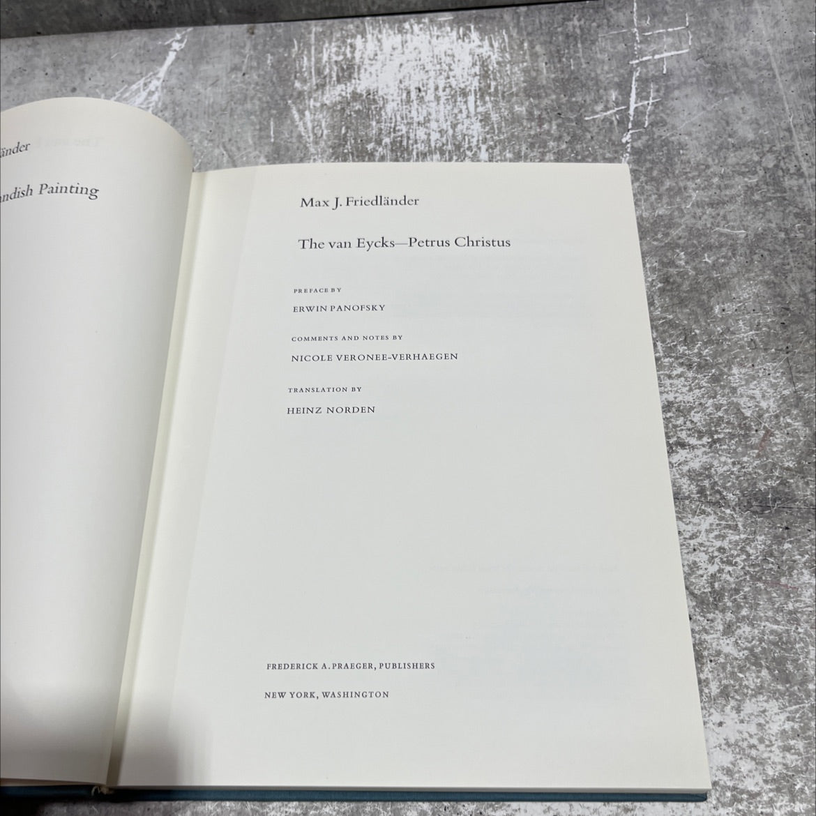 inder ndish painting book, by Max J. Friedländer, 1967 Hardcover image 2