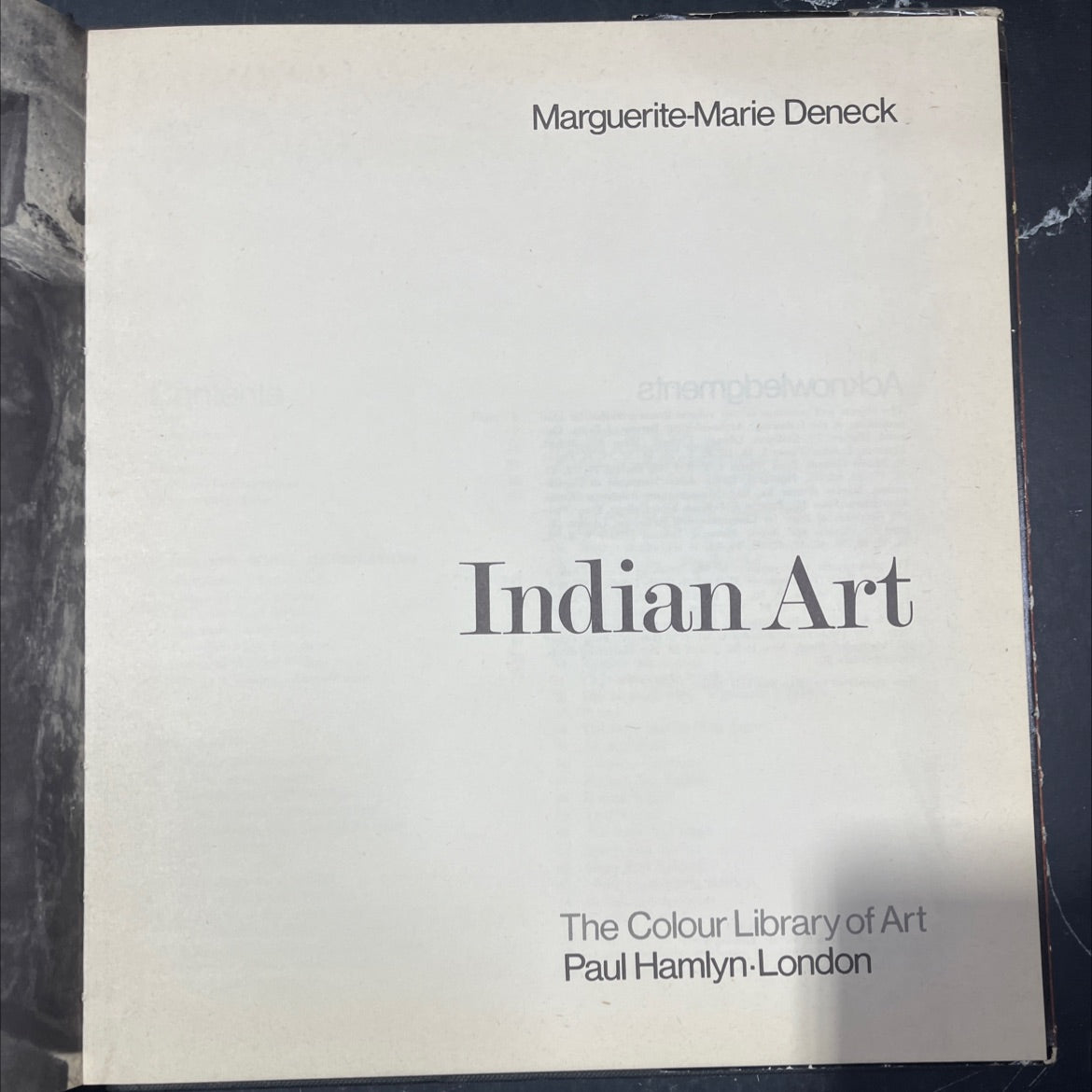 indian art book, by marguerite-marie deneck, 1967 Hardcover image 2